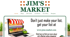 Desktop Screenshot of jims-market.com